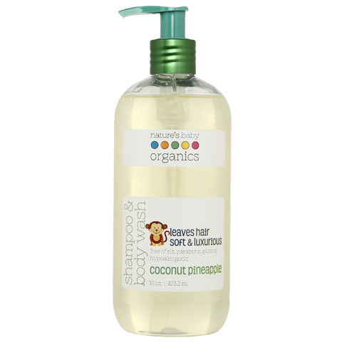 Nature's Baby Organics Shampoo & Body Wash- Coconut Pineapple