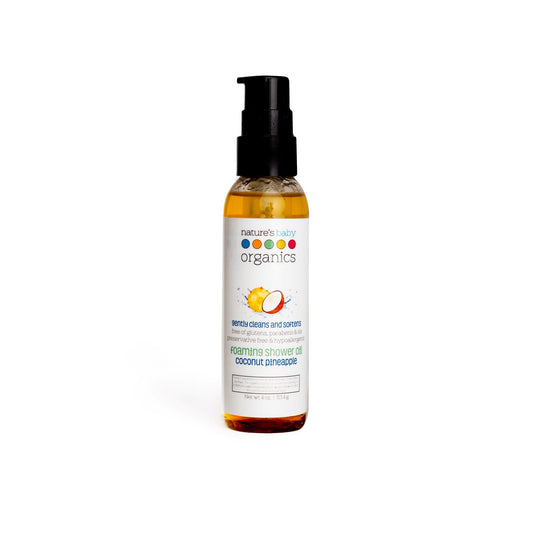 Gentle Foaming Shower Oil for Mom and Baby 4 oz